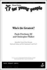 Who's the Greatest? Unison choral sheet music cover